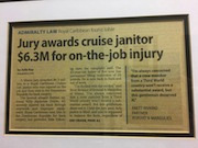 Awards & Recognitions img highlight daily business reviews front page article features rivkind regarding record verdict - Awards & Recognitions