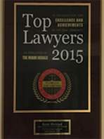 Awards & Recognitions img highlight miami heralds top lawyers award in 2015 - Awards & Recognitions