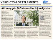 Awards & Recognitions img highlight rivkinds case featured verdicts settlements section daily business review - Awards & Recognitions