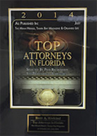 Awards & Recognitions img highlight top attorneys in florida award 2014 - Awards & Recognitions